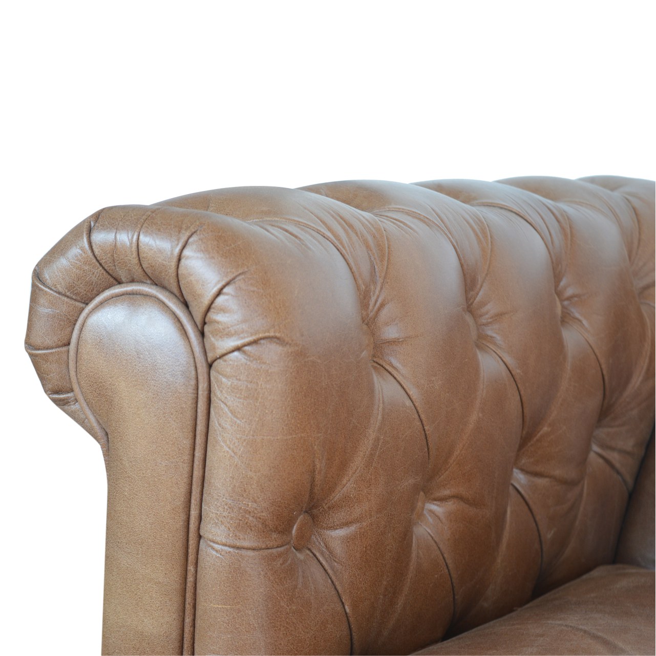 Buffalo Leather Chesterfield - Image 3