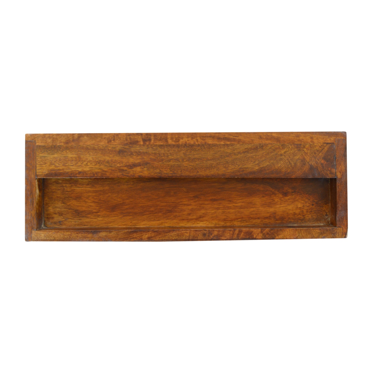 Floating Chestnut Brass Nightstand – Bild 7