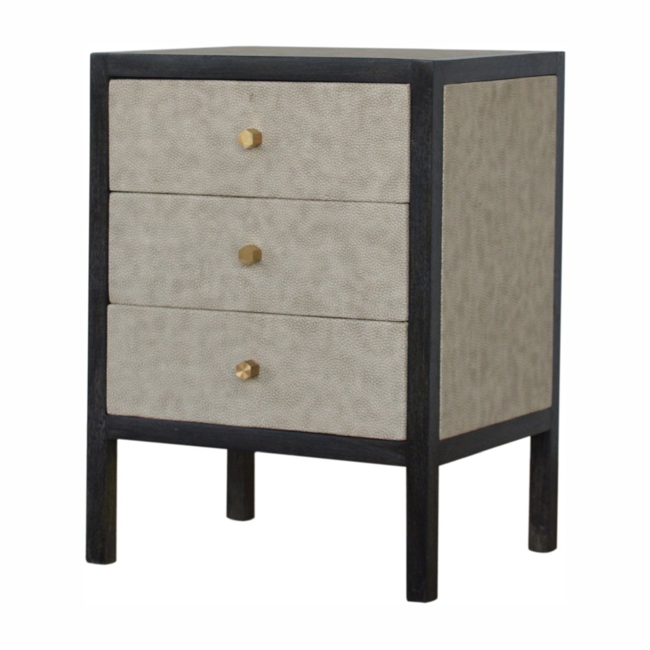 Faux Leather Nightstand – Bild 2