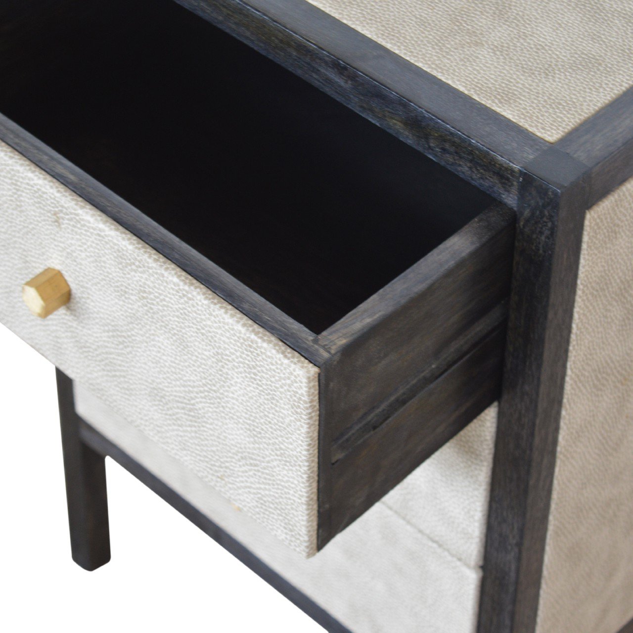 Faux Leather Nightstand – Bild 5