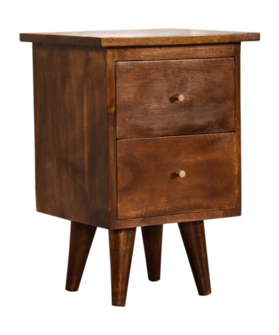 Chestnut Slimline Bedside