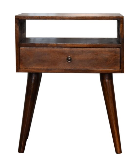 Modern Chestnut Solid Wood nightstand