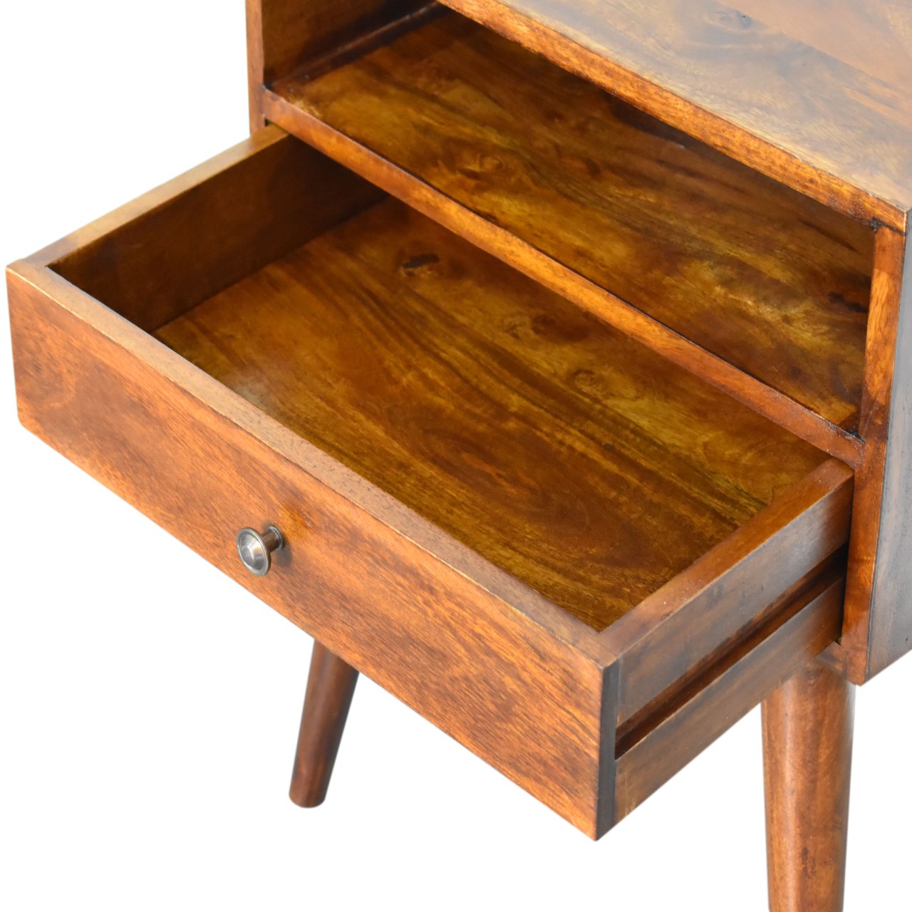 Modern Chestnut Solid Wood nightstand - Image 6