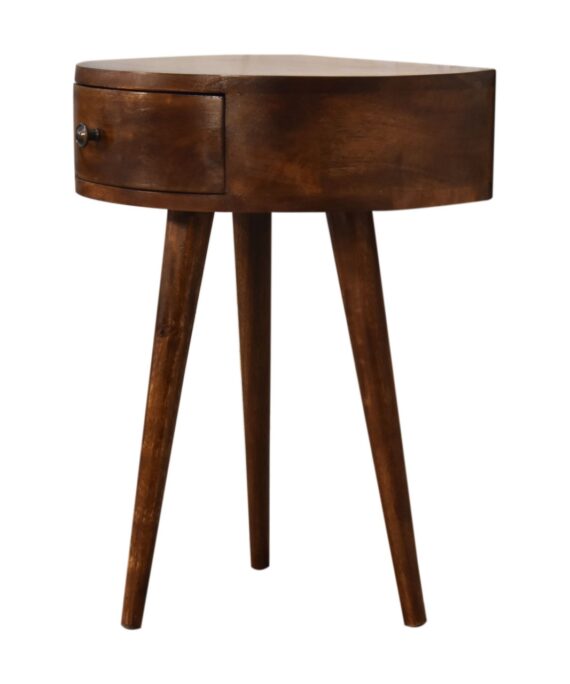 Chestnut Semi Circle nightstand