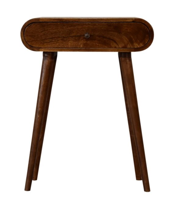 Mini Round Chestnut Console