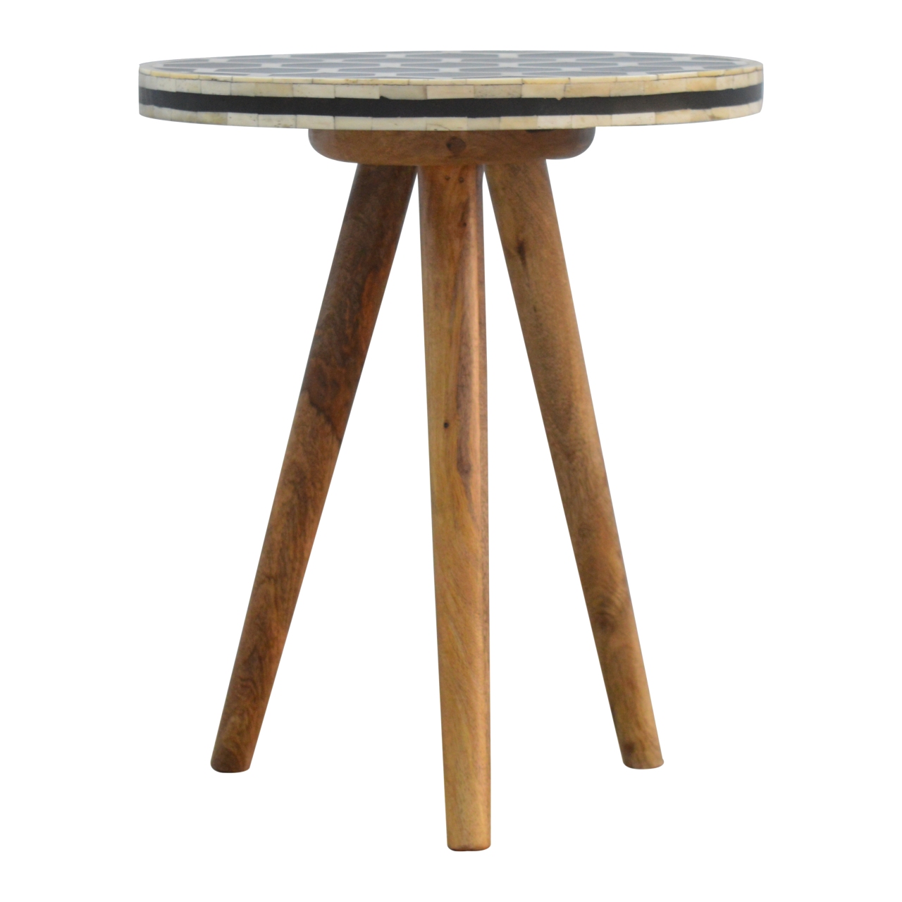 Bone Inlay Tripod Stool - Image 7