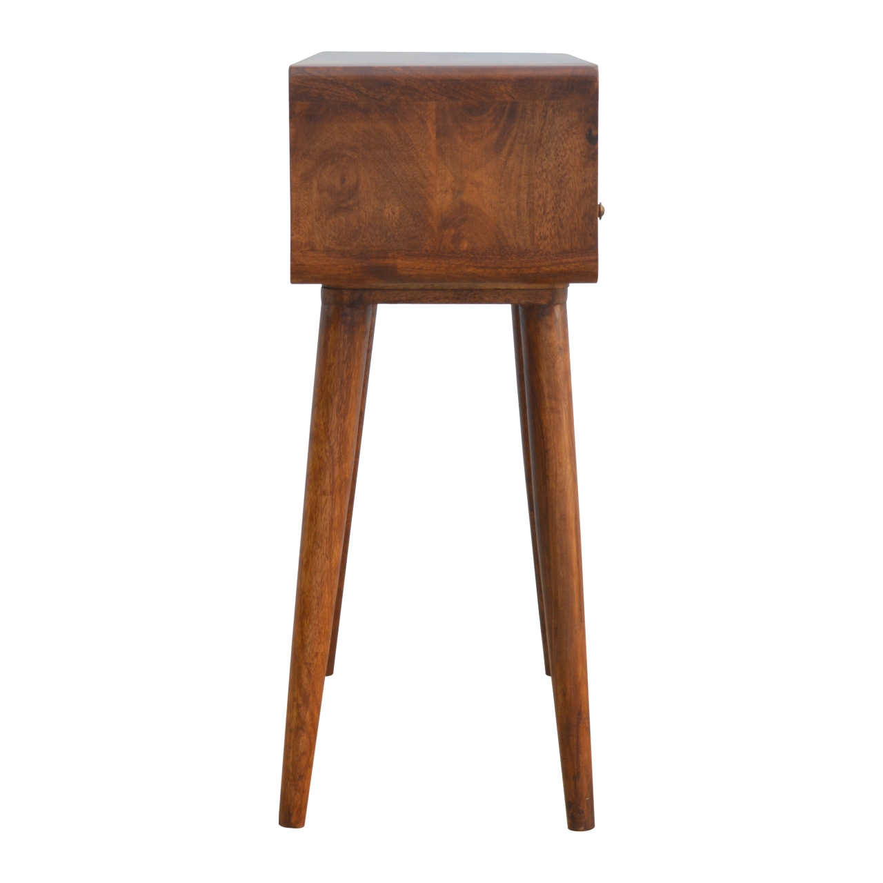 Curved Chestnut Console Table - Image 8