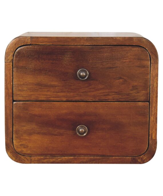 Floating Mini Chestnut nightstand
