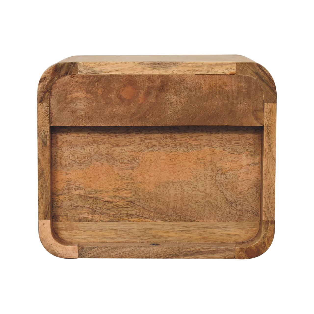 Mini Oak-ish Floating Open nightstand - Image 8