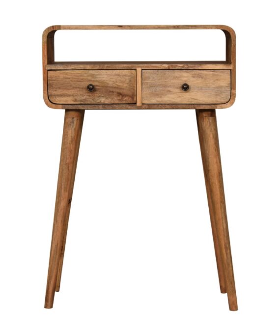 Mini Curved Console Table