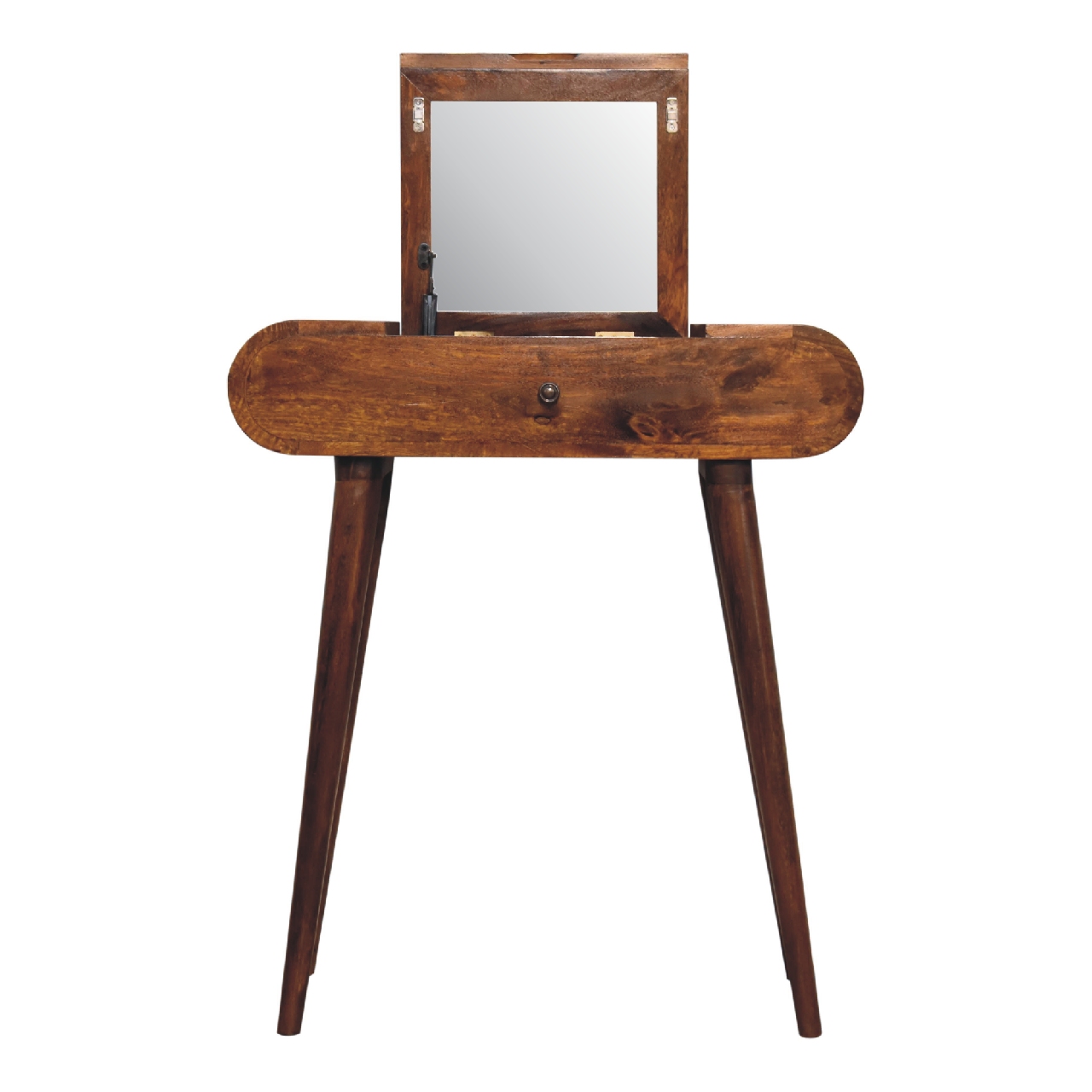 Mini Round Chestnut Fold Vanity – Bild 4