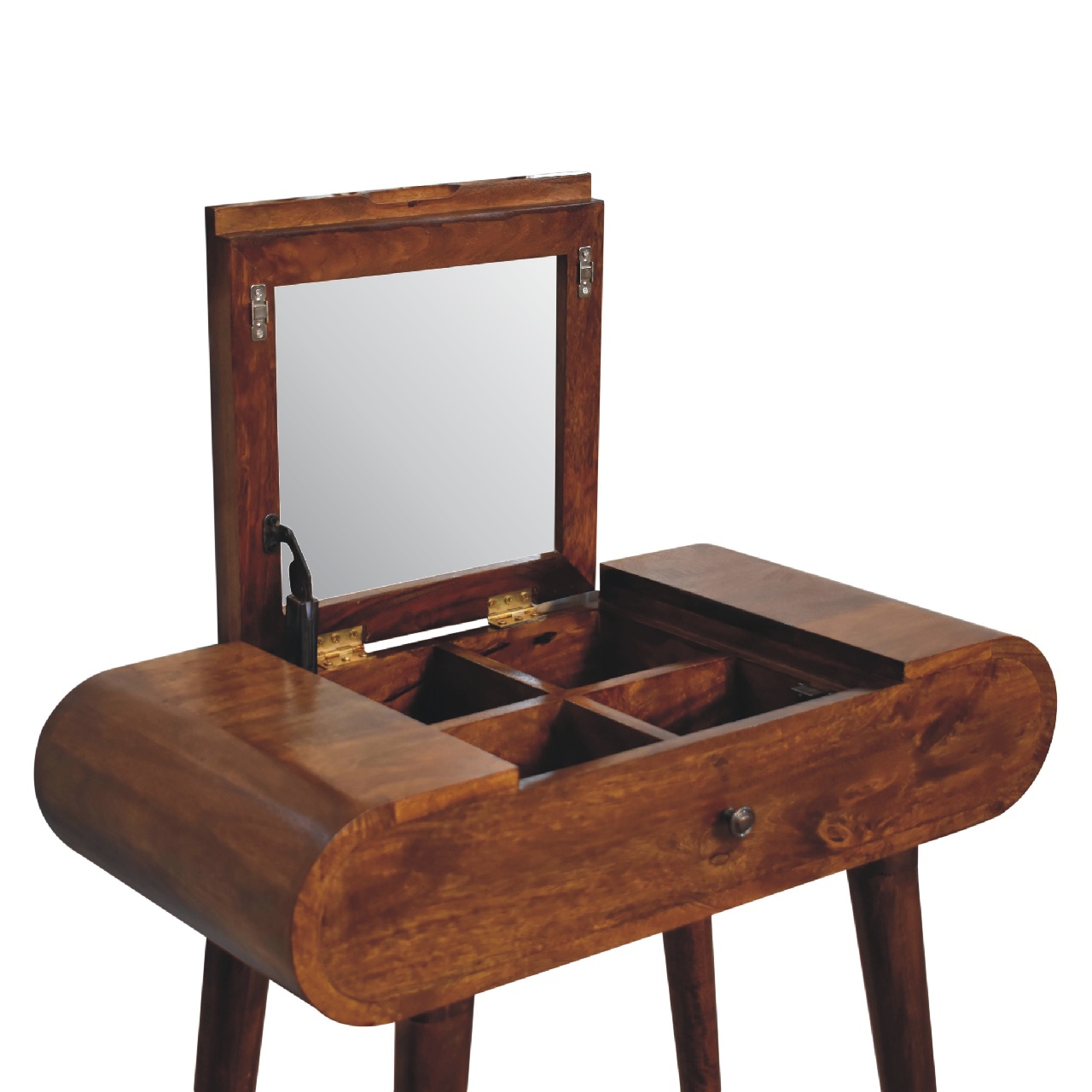 Mini Round Chestnut Fold Vanity – Bild 6