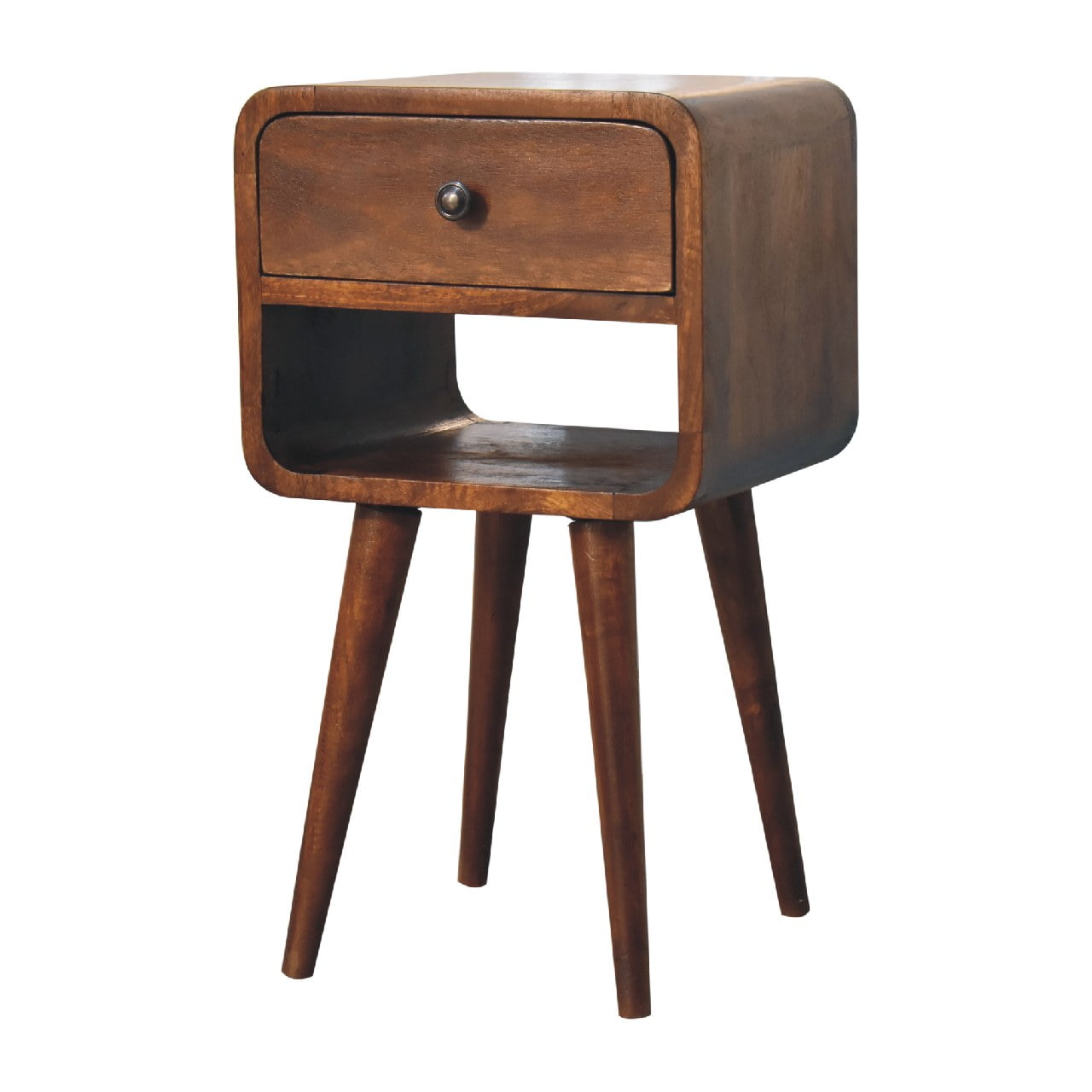 Mini Chestnut Curve Lower nightstand - Image 3