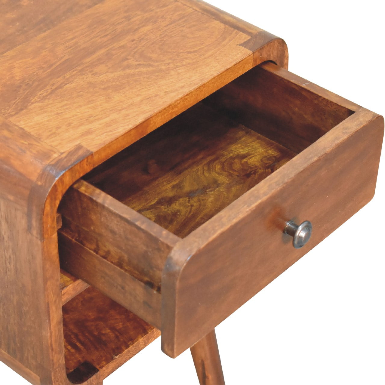 Mini Chestnut Curve Lower nightstand - Image 6