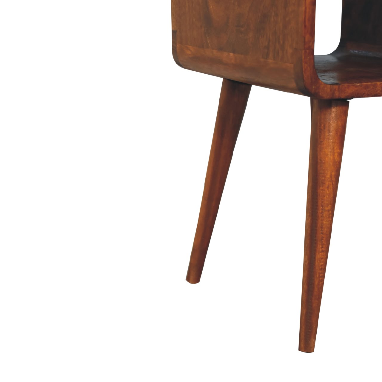 Mini Chestnut Curve Lower nightstand - Image 7