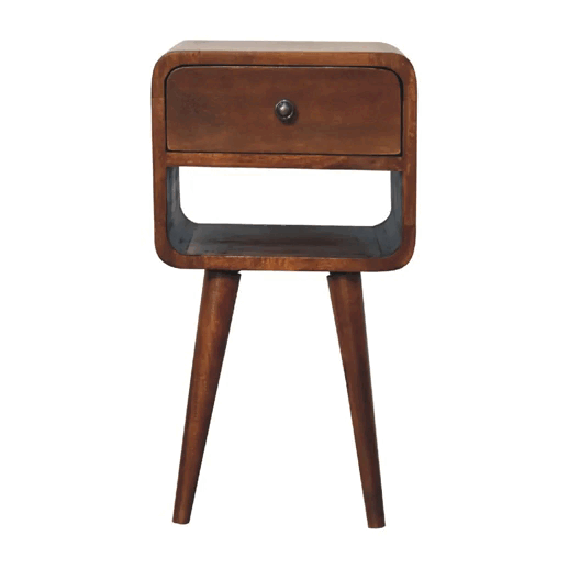 Mini Chestnut Curve Lower nightstand - Image 8