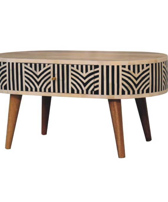 Edessa Bone Inlay Coffee Table
