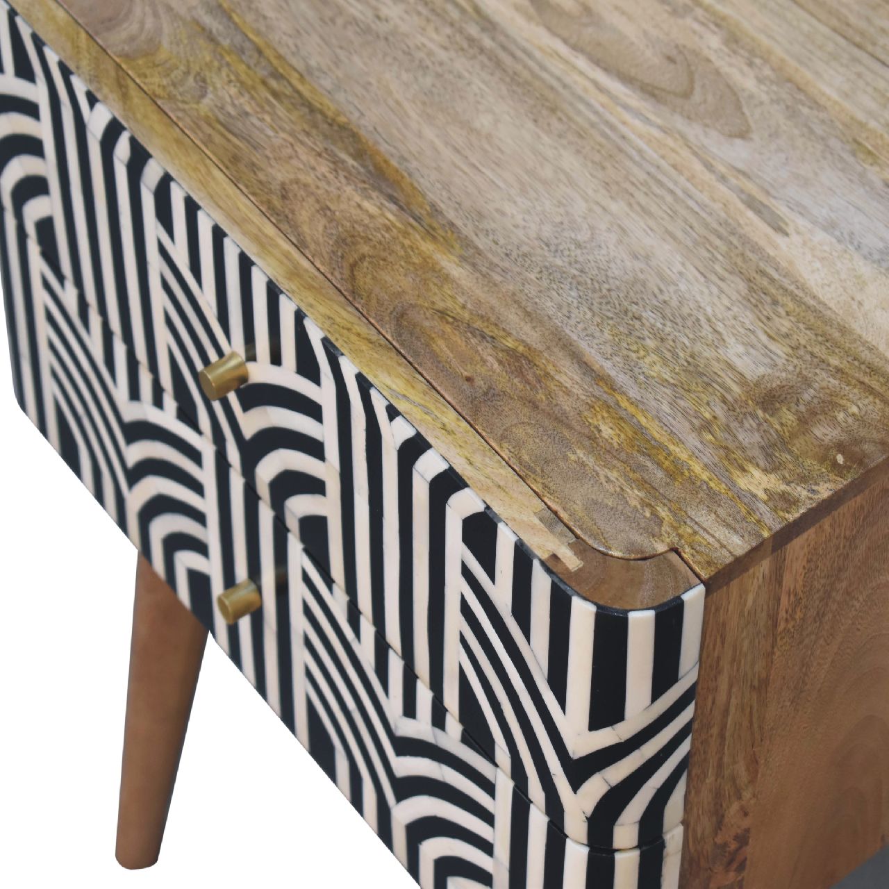 Edessa Bone Inlay nightstand – Bild 4