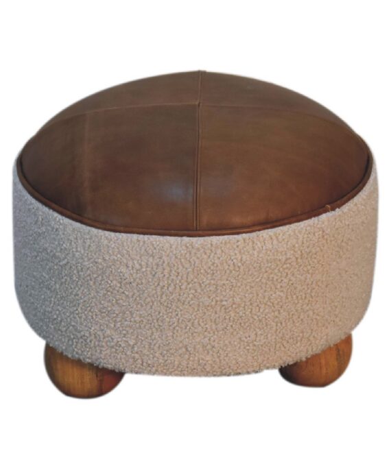 Buffalo Footstool
