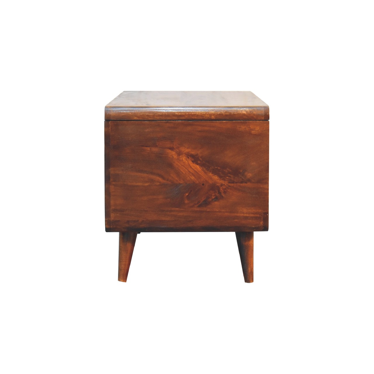 Curved Chestnut Blanket Box - Image 7
