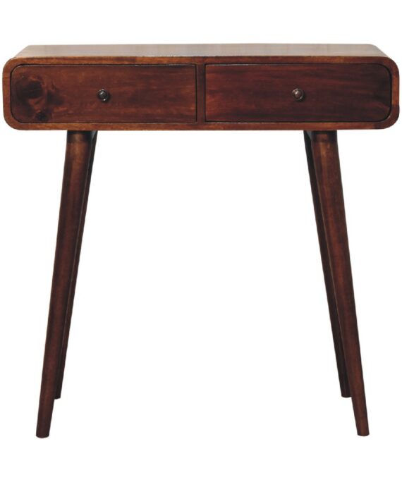 Curved Hallway Table