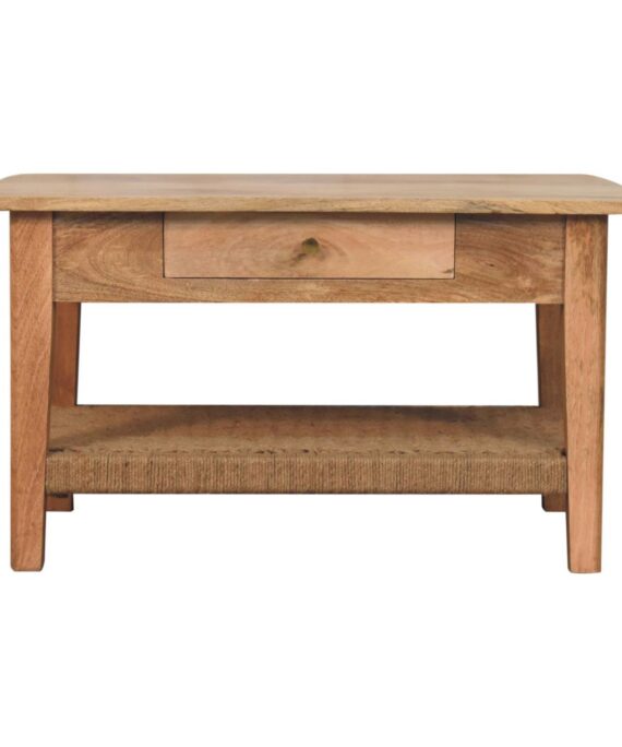 Rope 2 Drawers Coffee Table