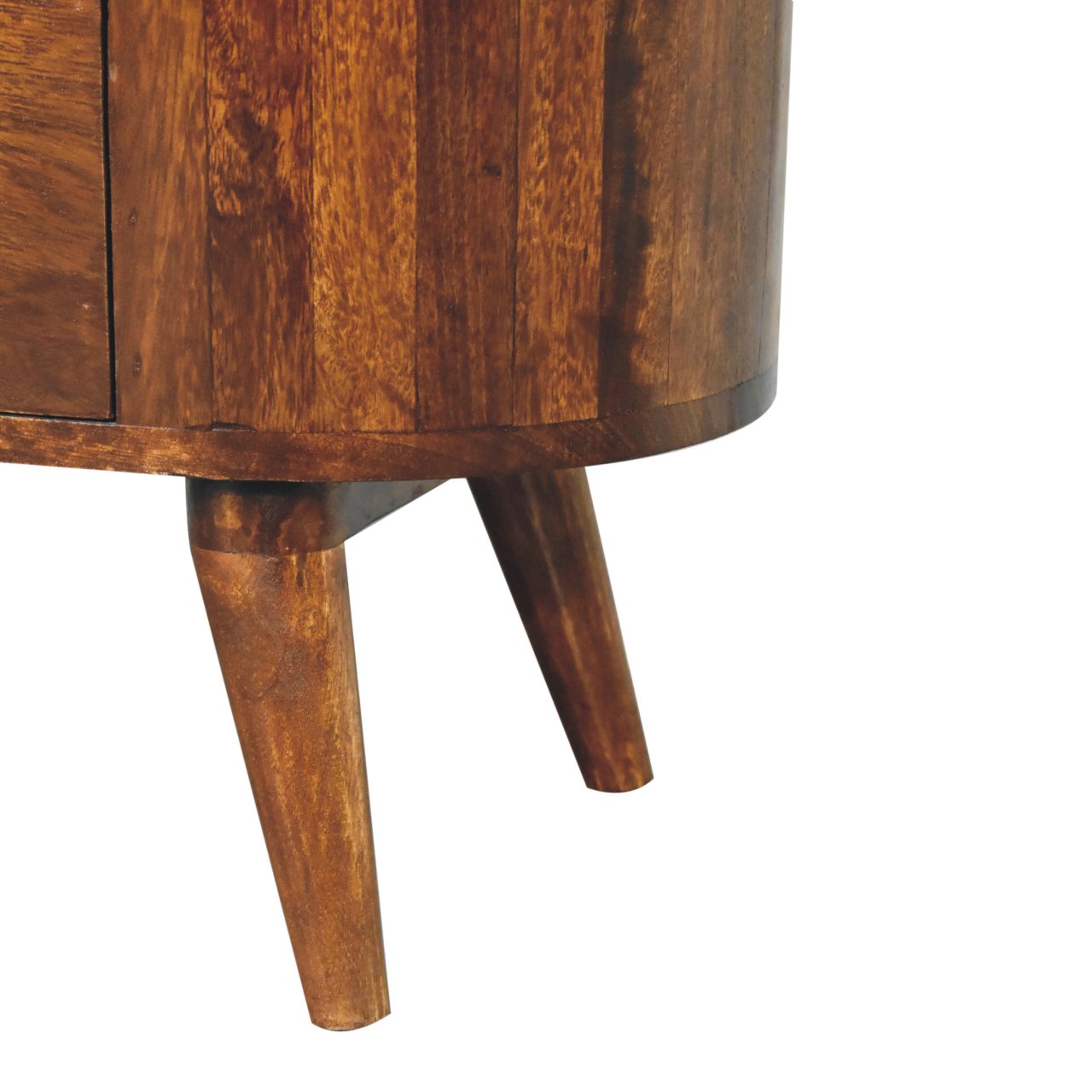 T-bar Cortez Chestnut Open Slot Cabinet - Image 7