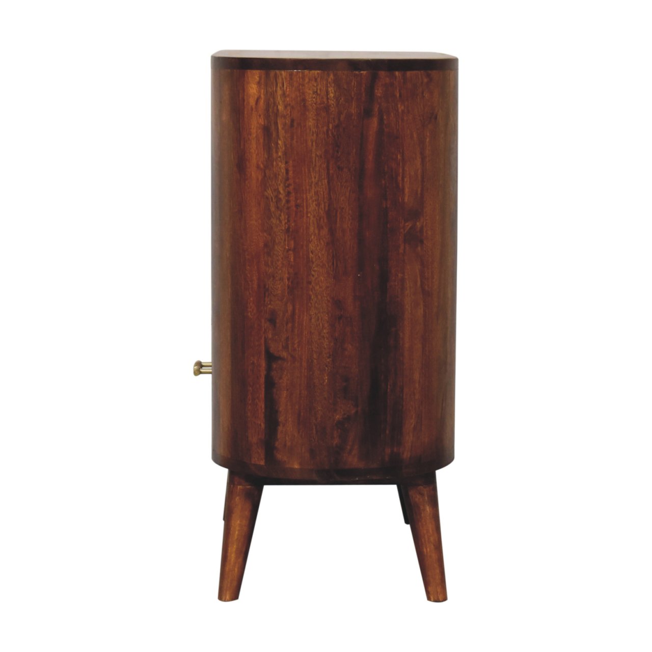 T-bar Cortez Chestnut Open Slot Cabinet - Image 8