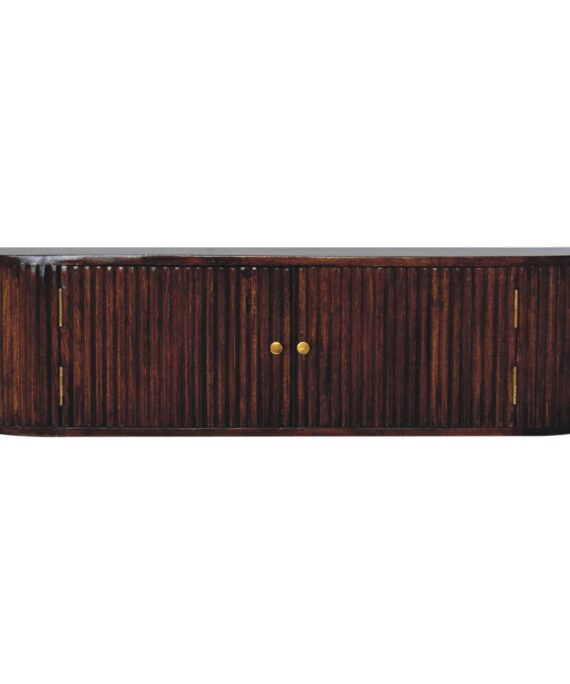 Chunky Chestnut Wall Mounted Console