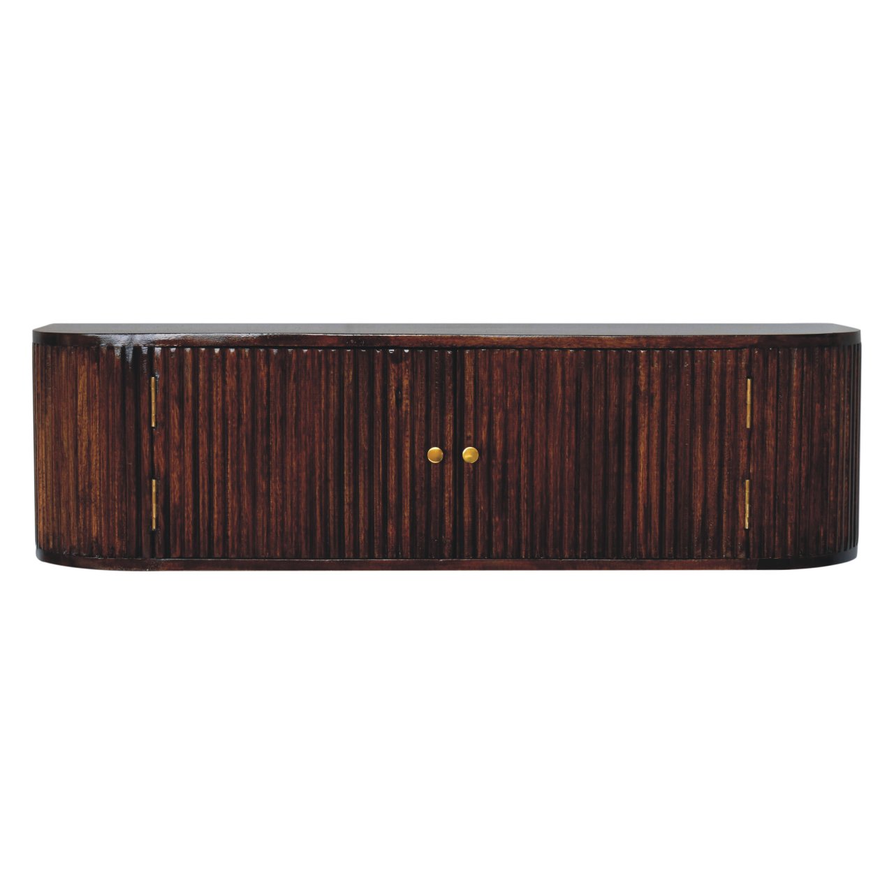 Chunky Chestnut Wall Mounted Console