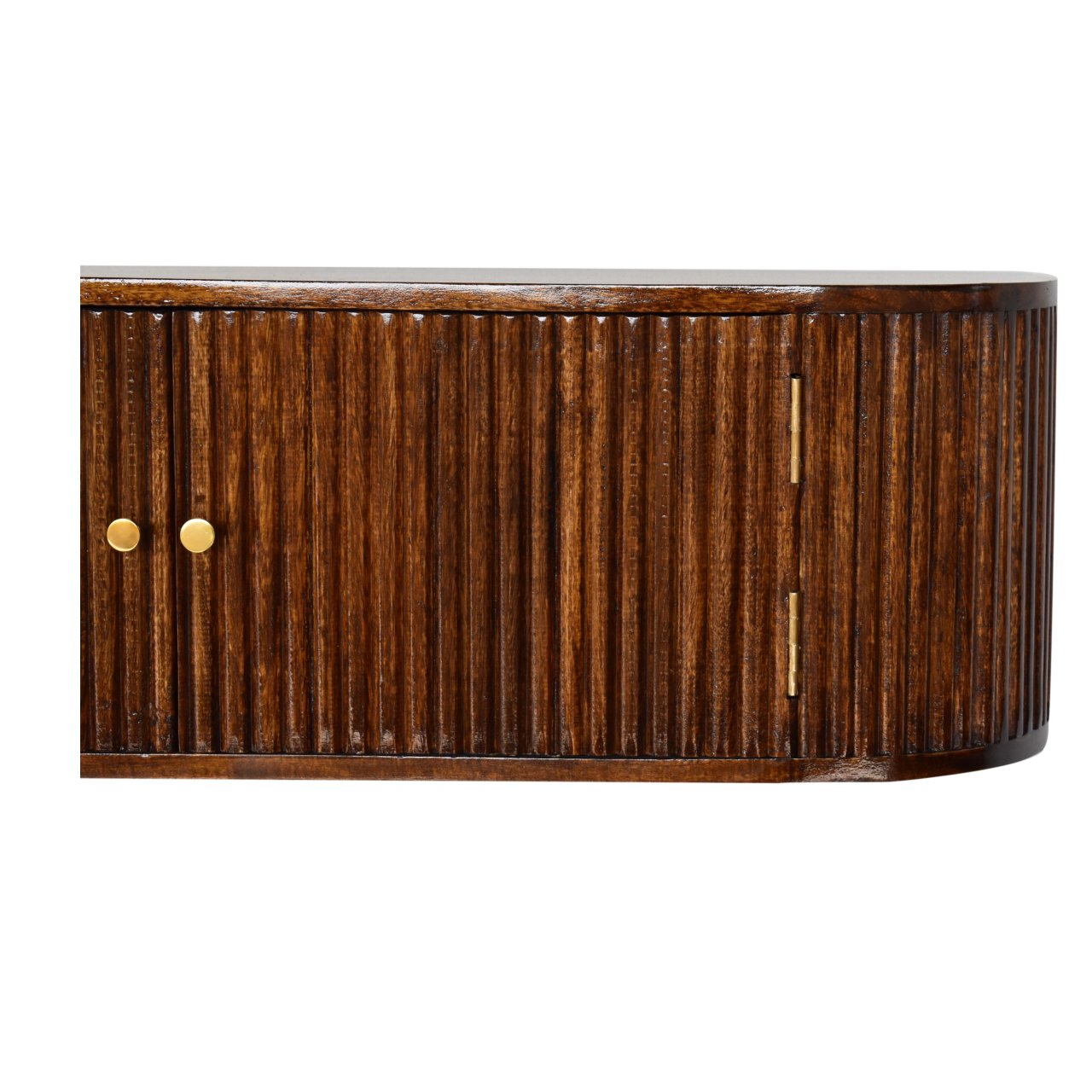 Chunky Chestnut Wall Mounted Console - Image 4