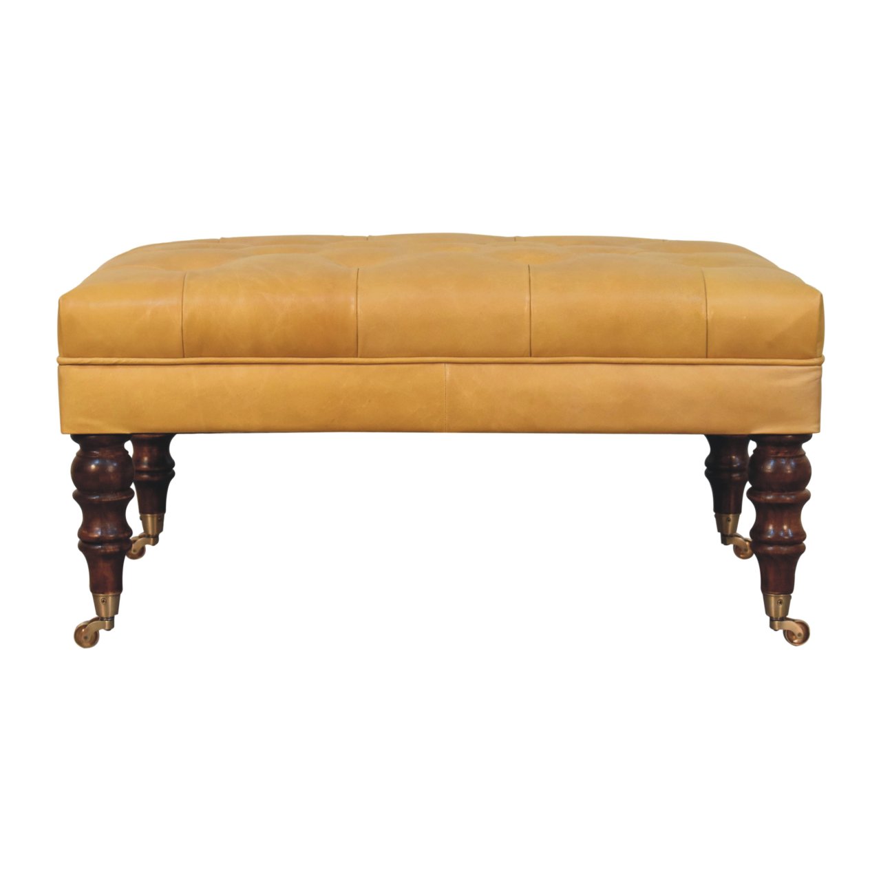 Buffalo Ottoman with Castor Legs - Image 17