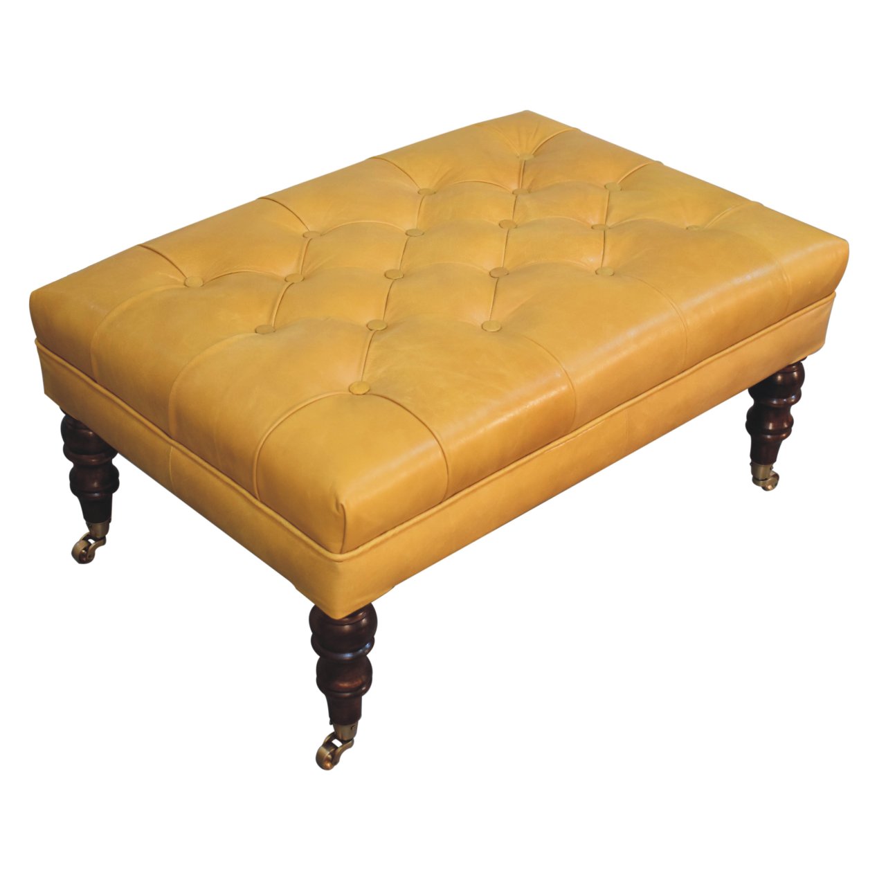 Buffalo Ottoman with Castor Legs - Image 21