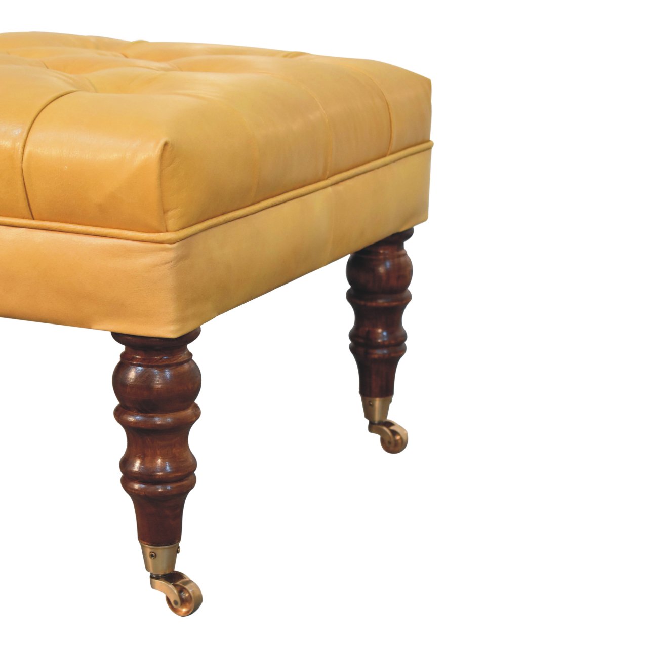 Buffalo Ottoman with Castor Legs - Image 23