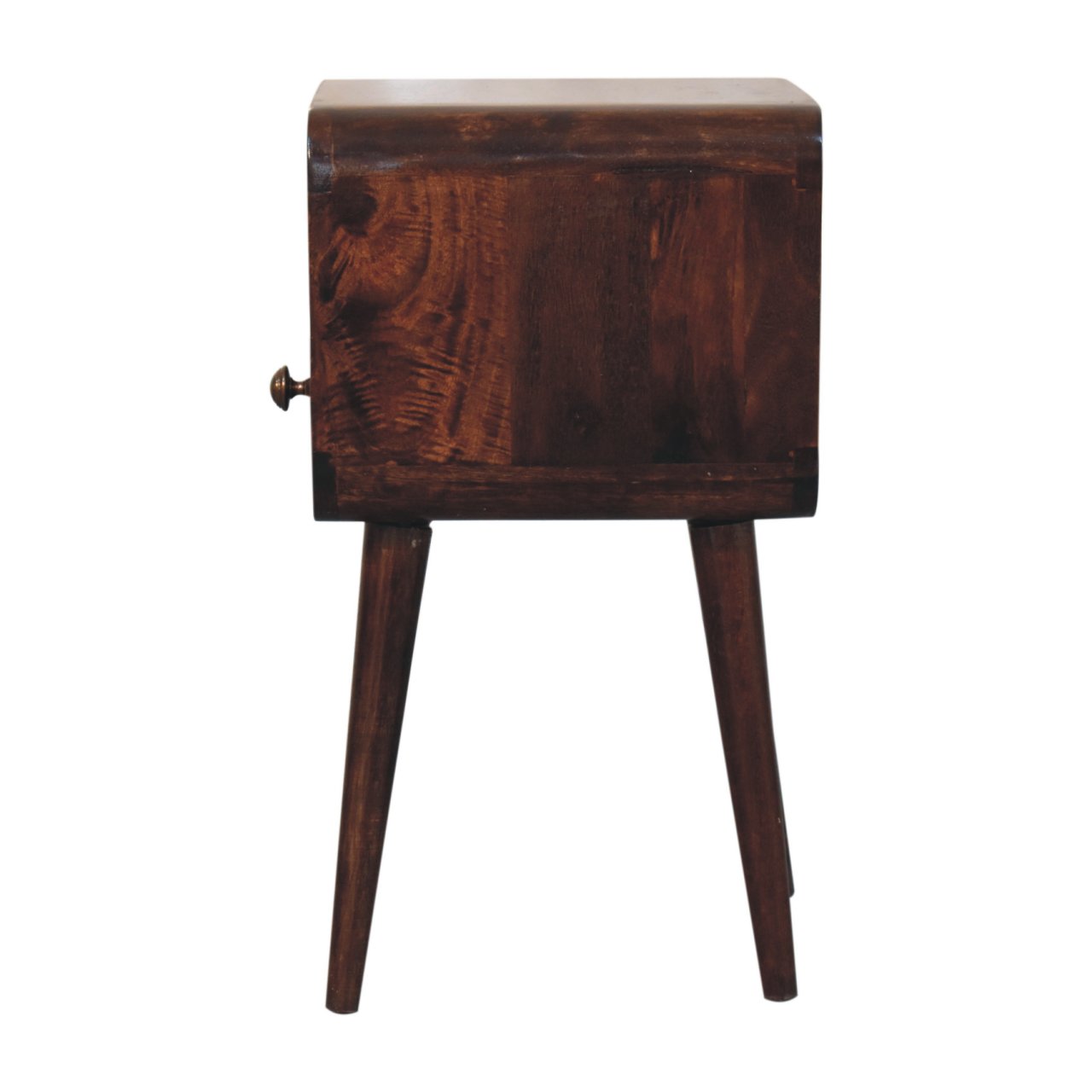 Mini Curved Bedside with Open Slot - Image 16