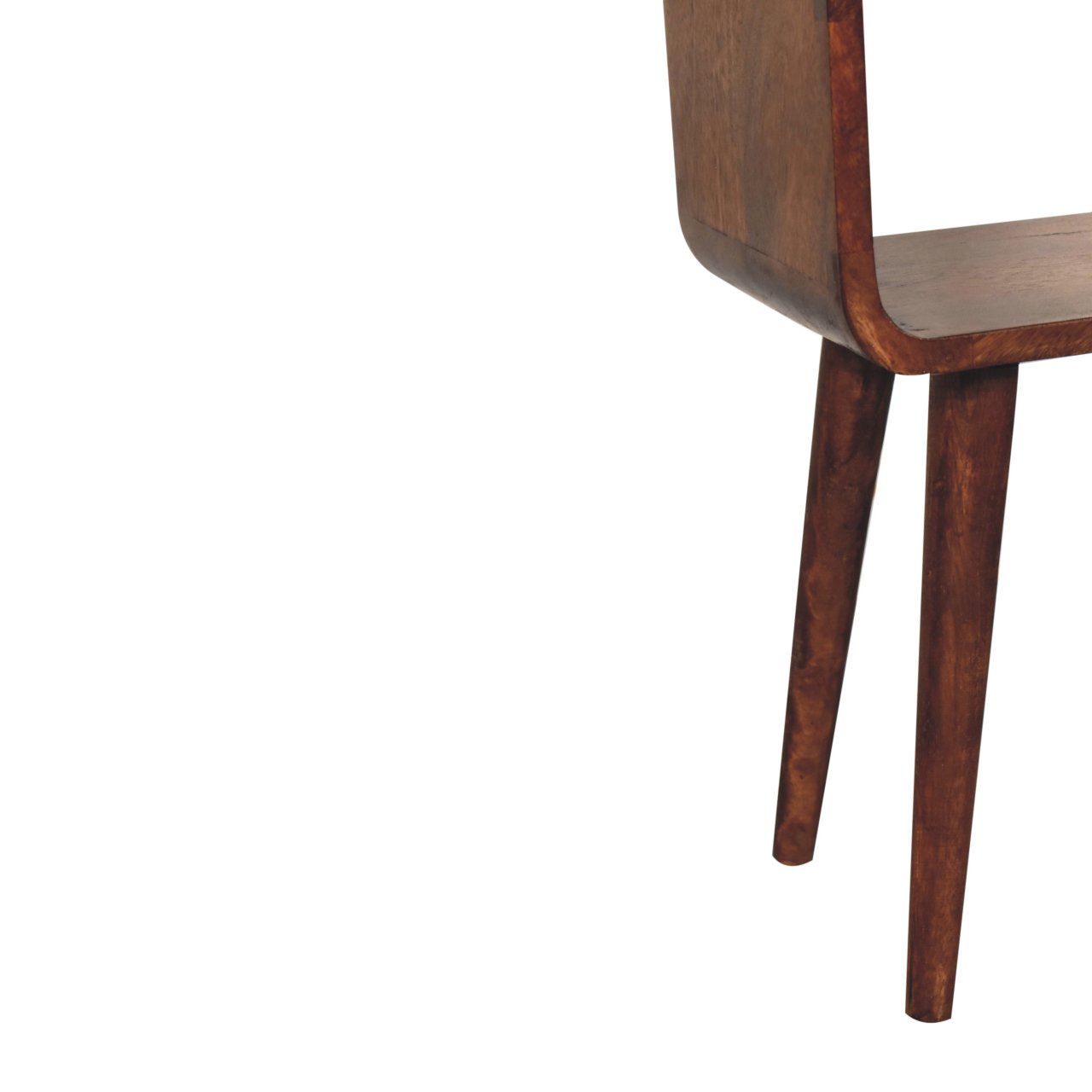 Mini Honey Caramel Curved Open Bedside - Image 7