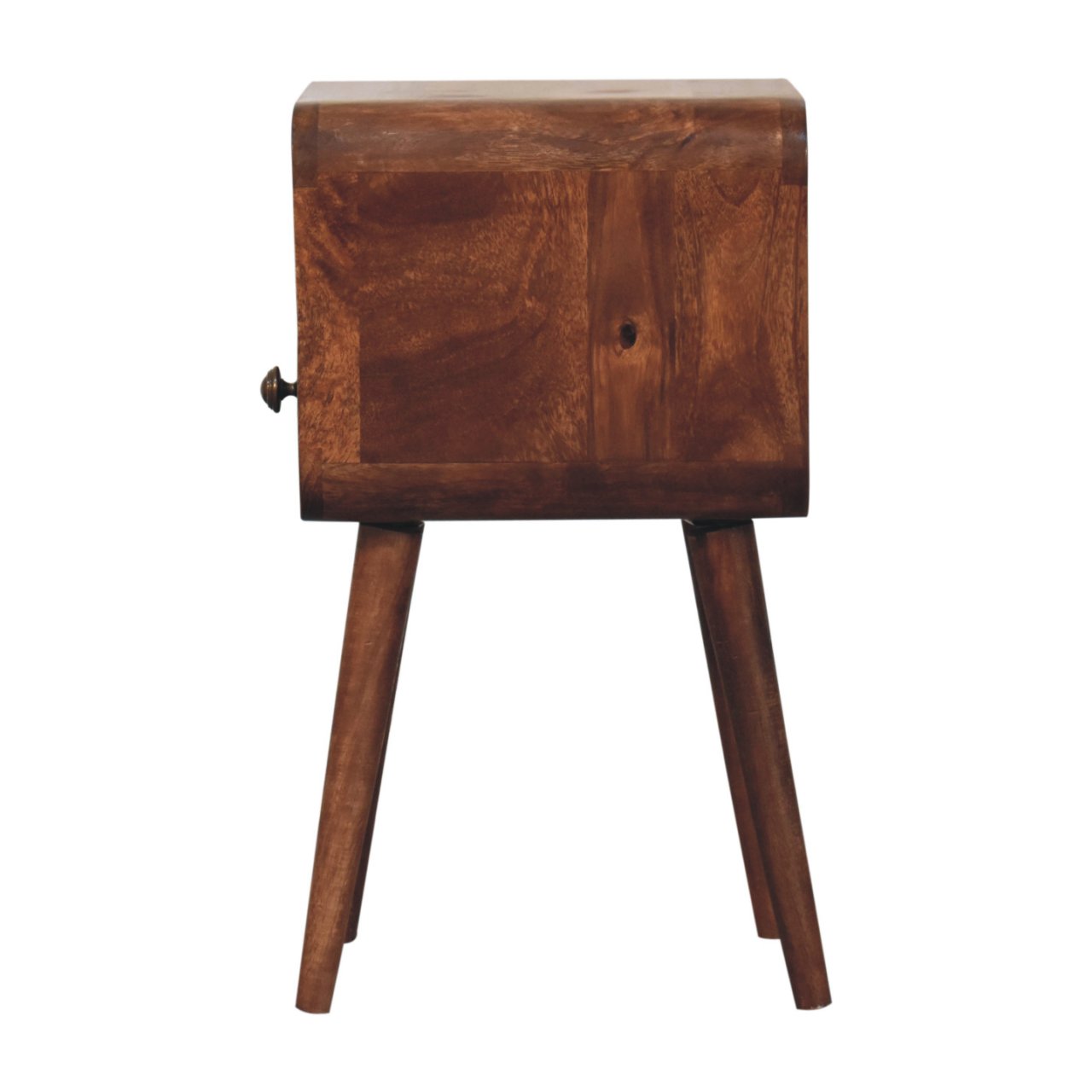 Mini Curved Bedside with Open Slot - Image 7