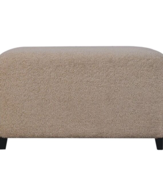 Bliss Cream Bouclé Ottoman