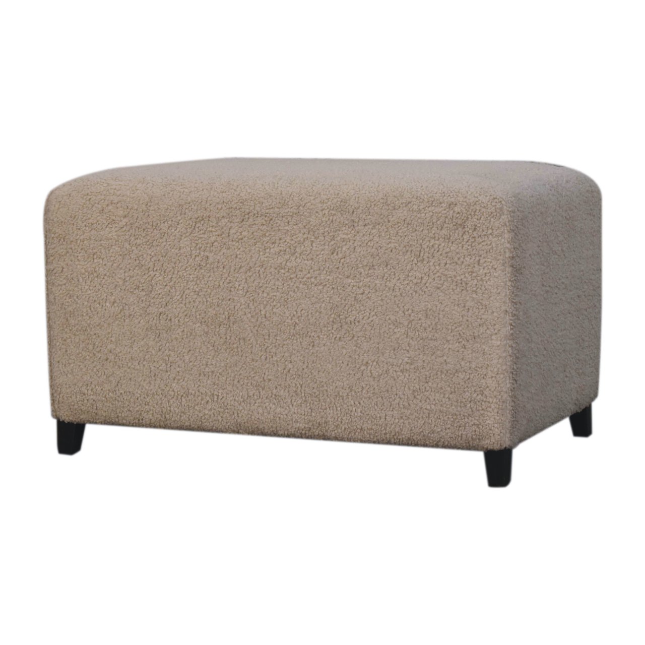 Bliss Cream Bouclé Ottoman - Image 2
