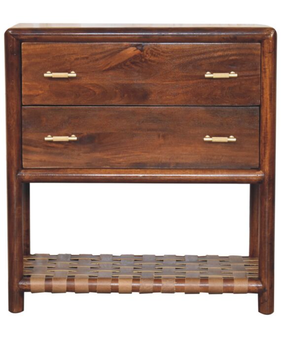 Regency Woven 2-Drawer Nightstand