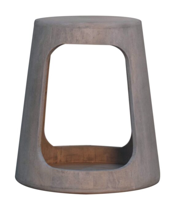 Acid Wash Open Side Table