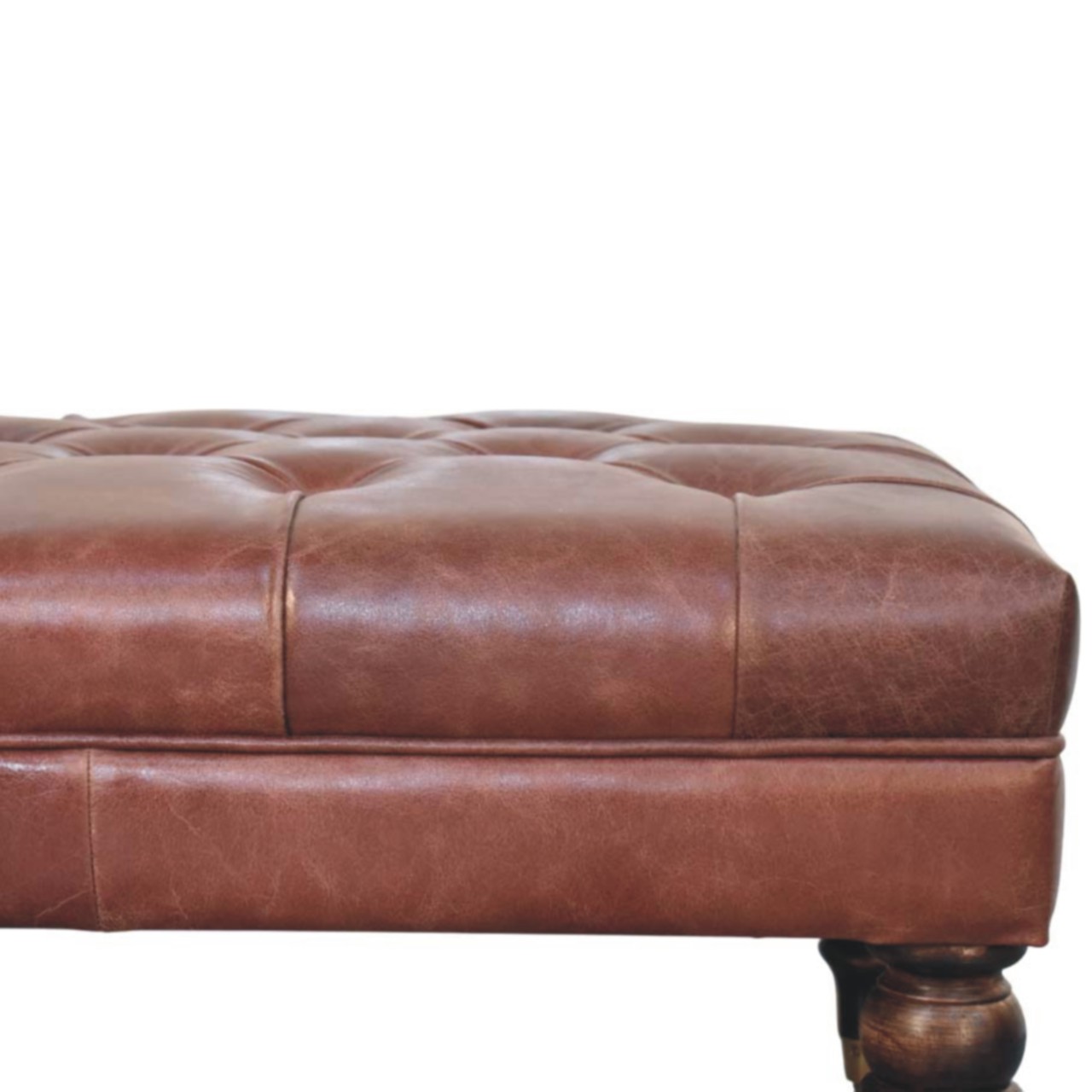 Buffalo Ottoman with Castor Legs - Image 27