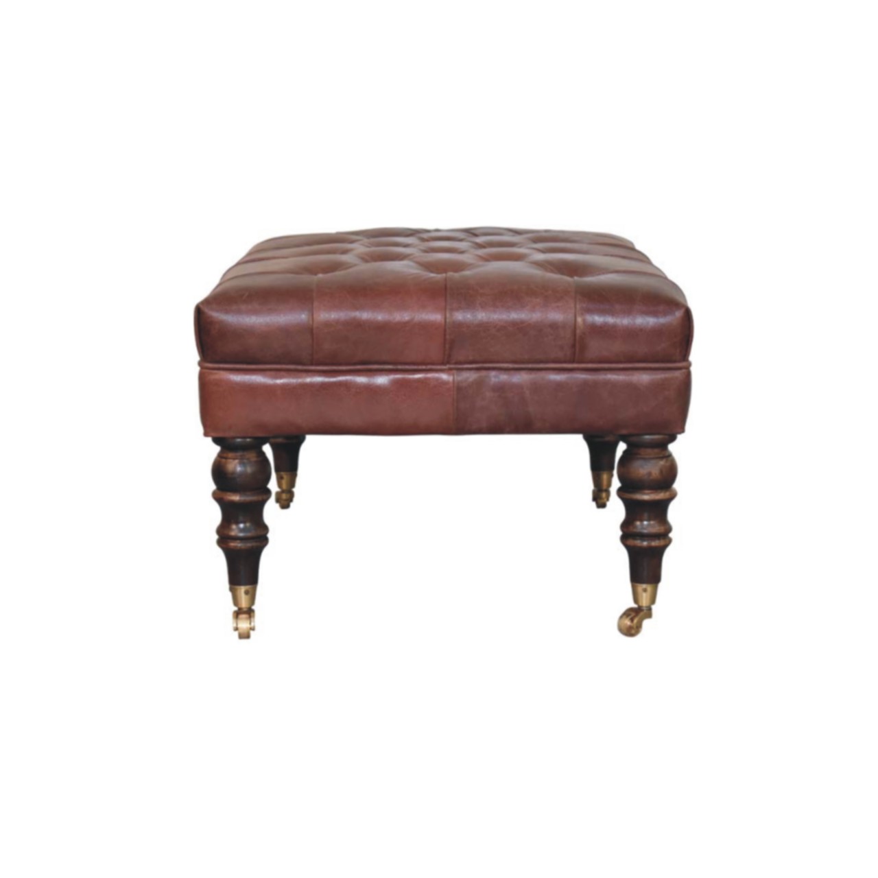 Buffalo Ottoman with Castor Legs - Image 30