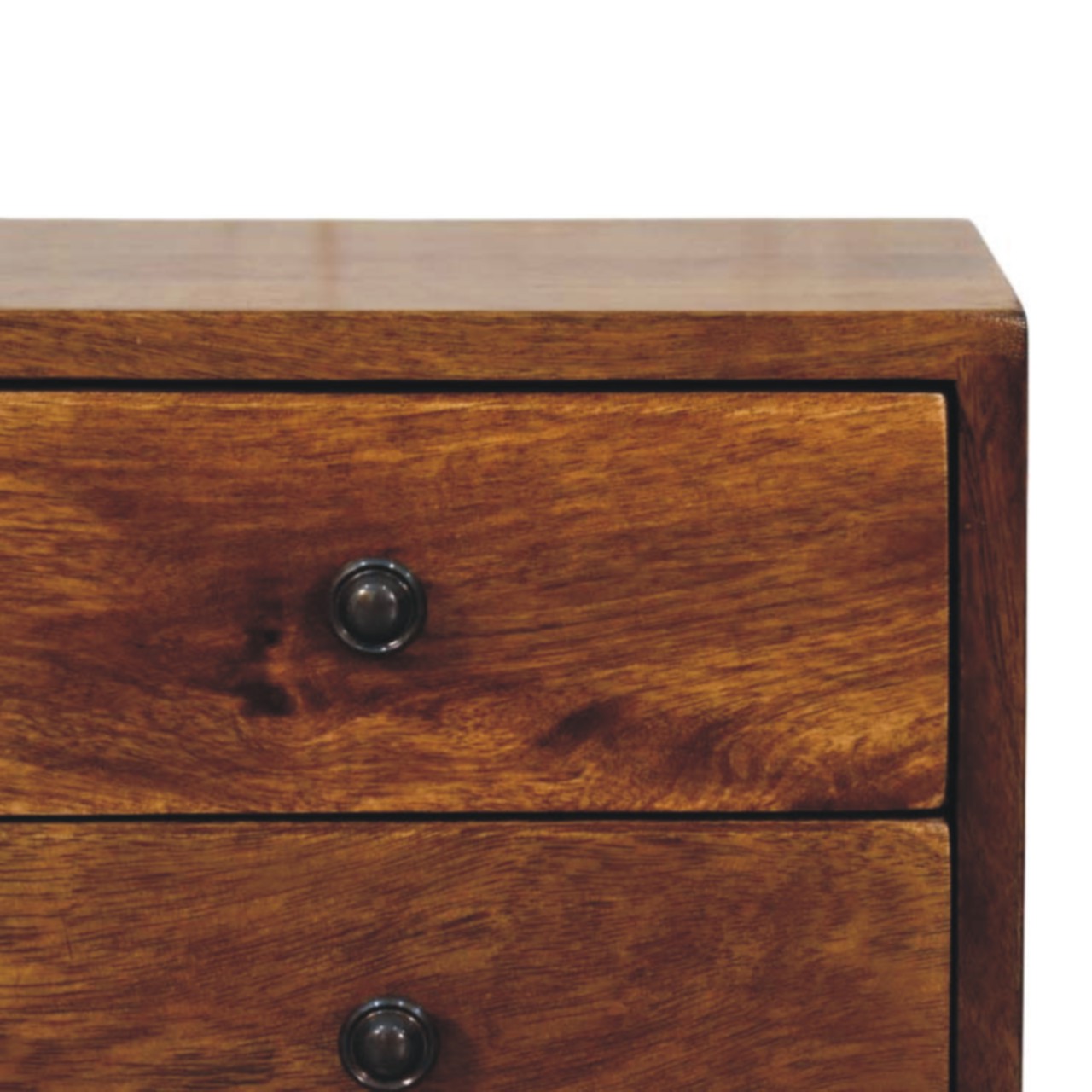 Solis 2-Drawer Chestnut Wall Mounted Nightstand - Image 3