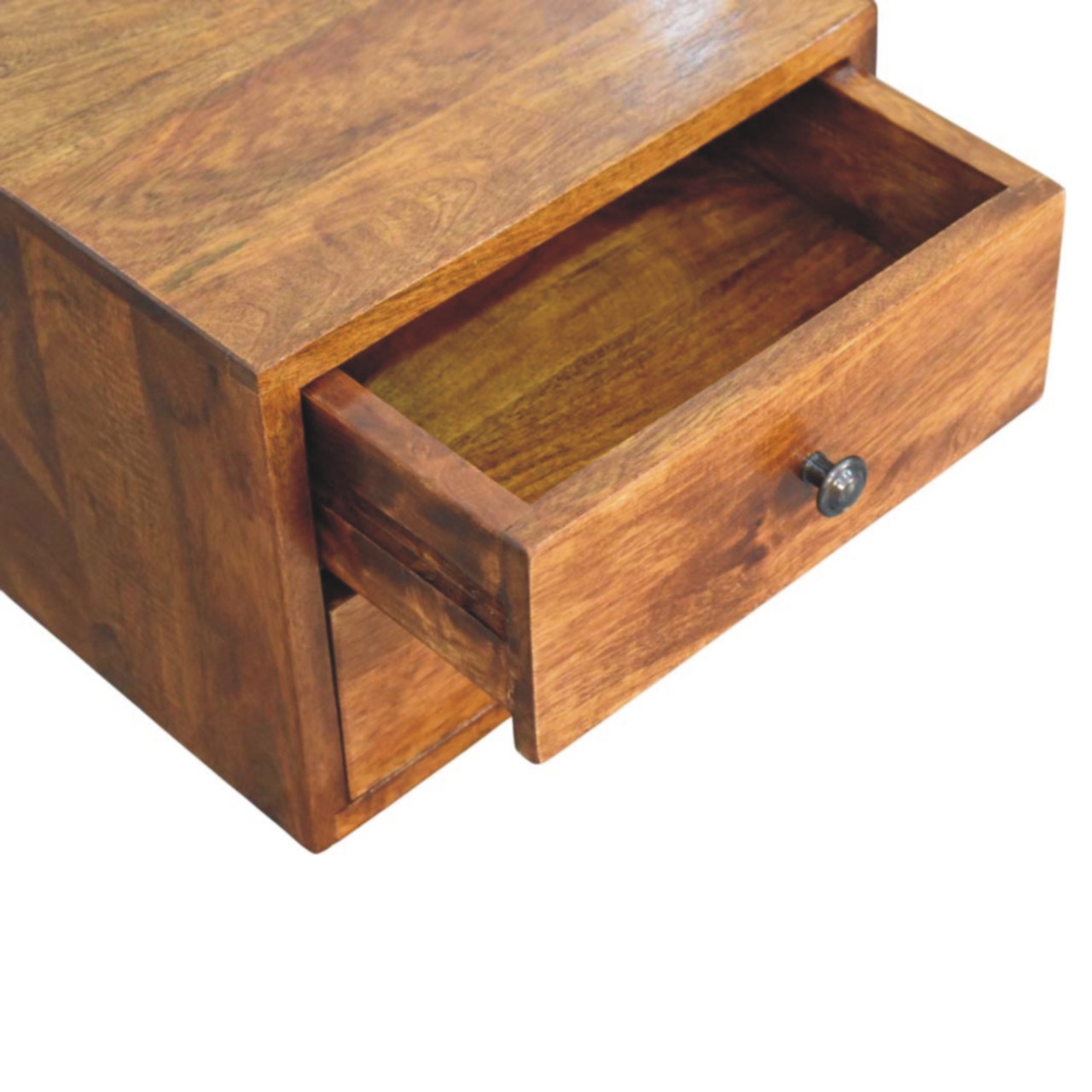 Solis 2-Drawer Chestnut Wall Mounted Nightstand - Image 5