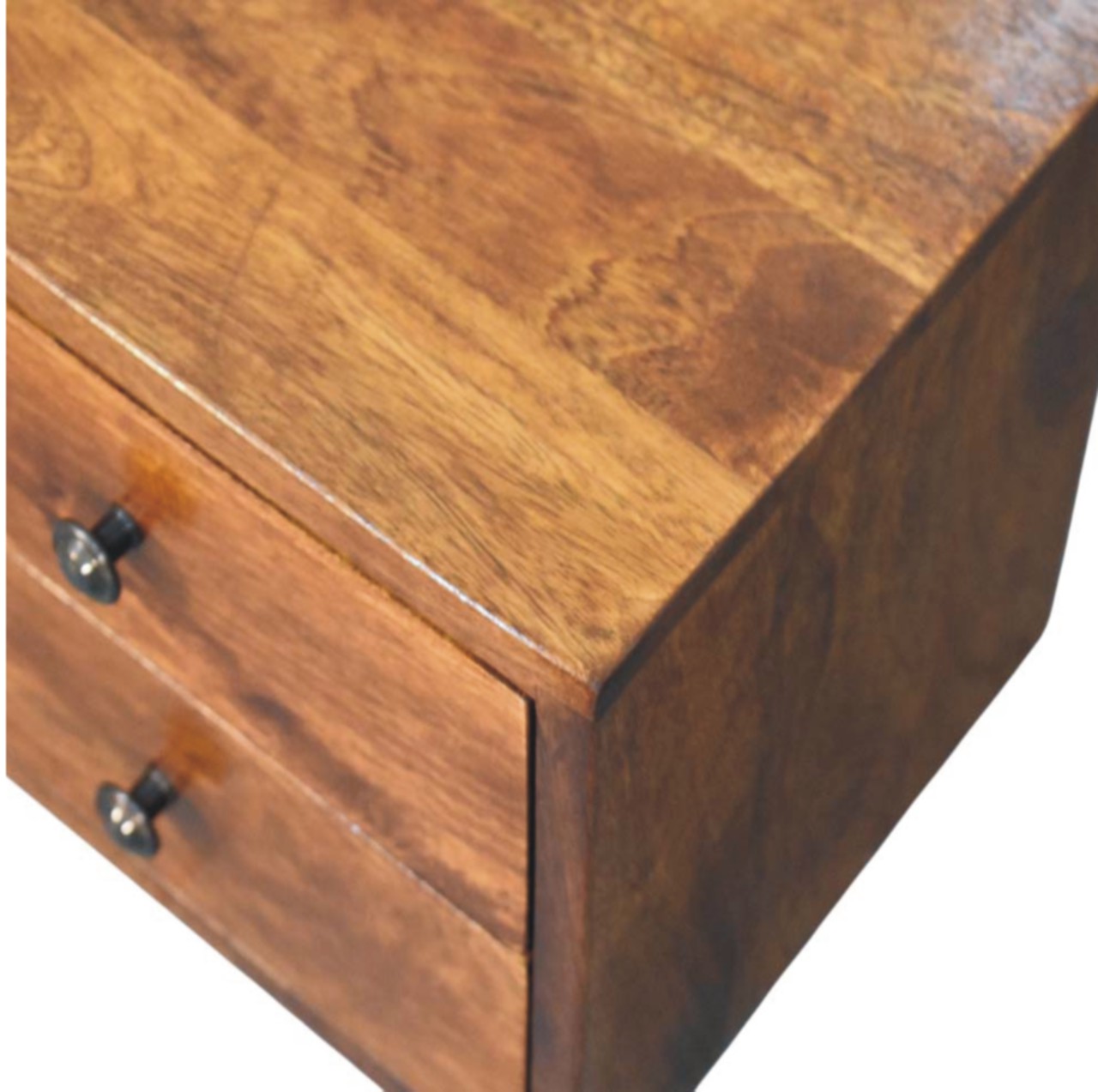 Solis 2-Drawer Chestnut Wall Mounted Nightstand - Image 6