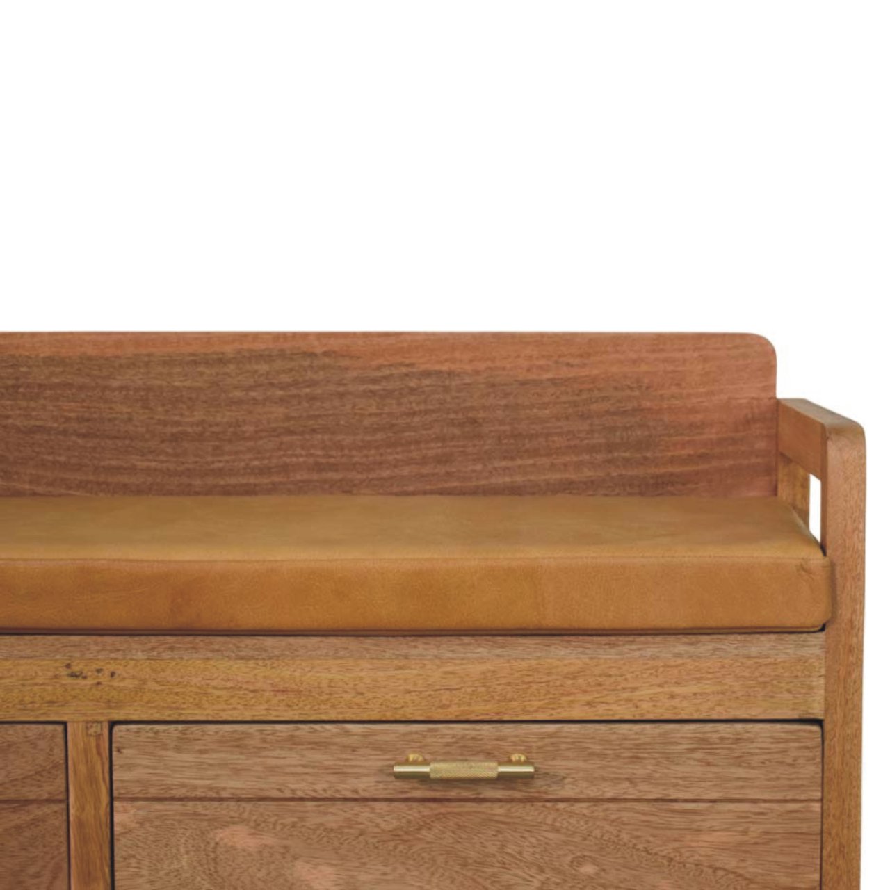 Oxford Oak-ish 2 Drawer Storage Bench - Image 3