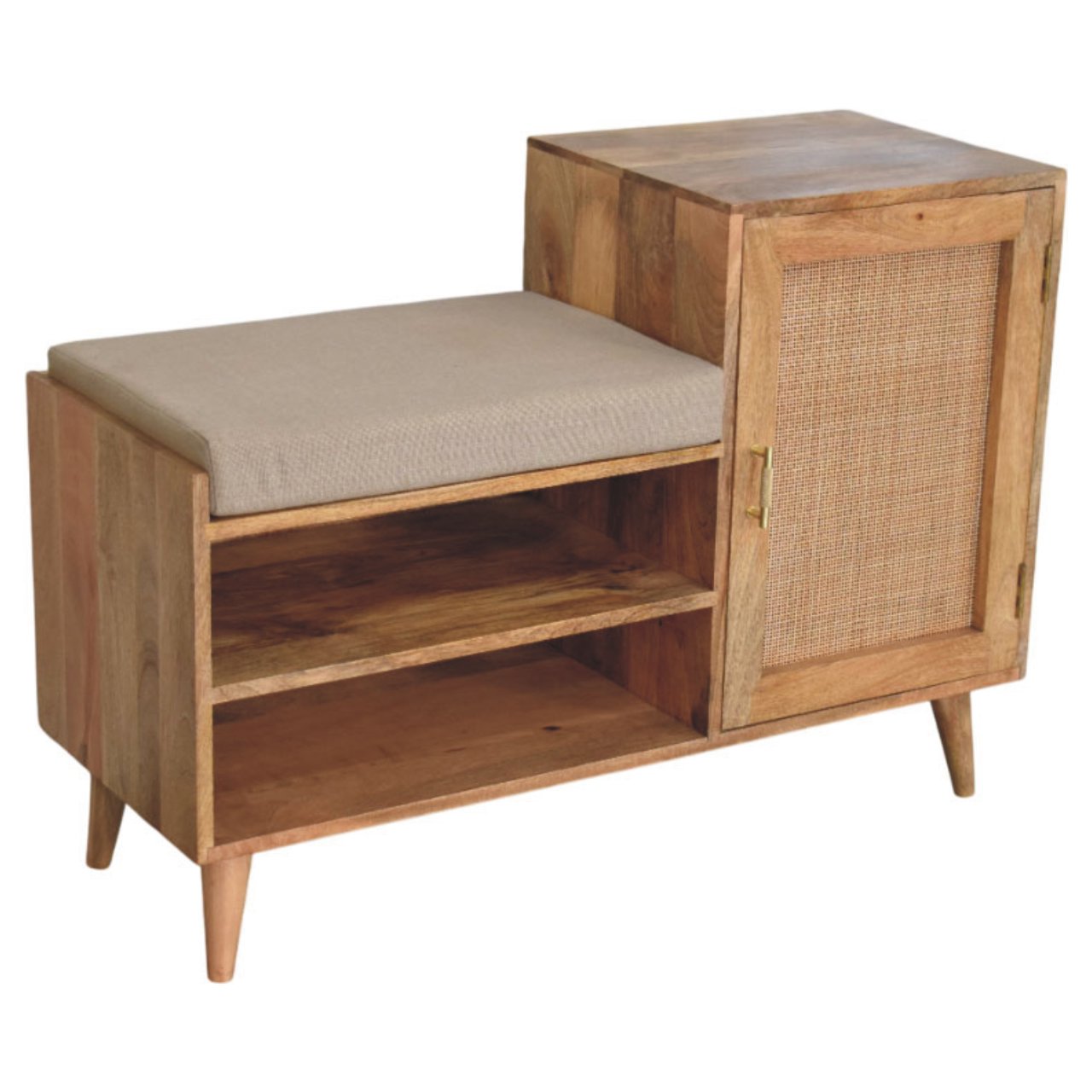 Larissa 2 slot Oak-ish Bench Unit - Image 5