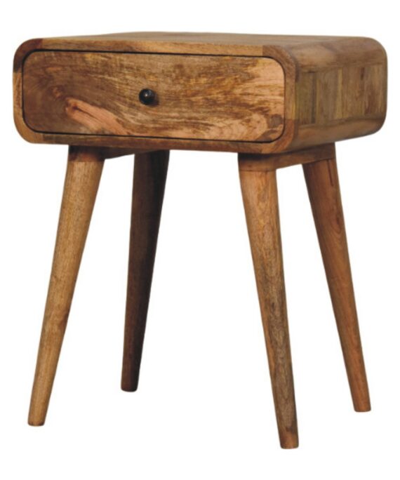 Avora Oak-ish Nightstand with 1 drawer