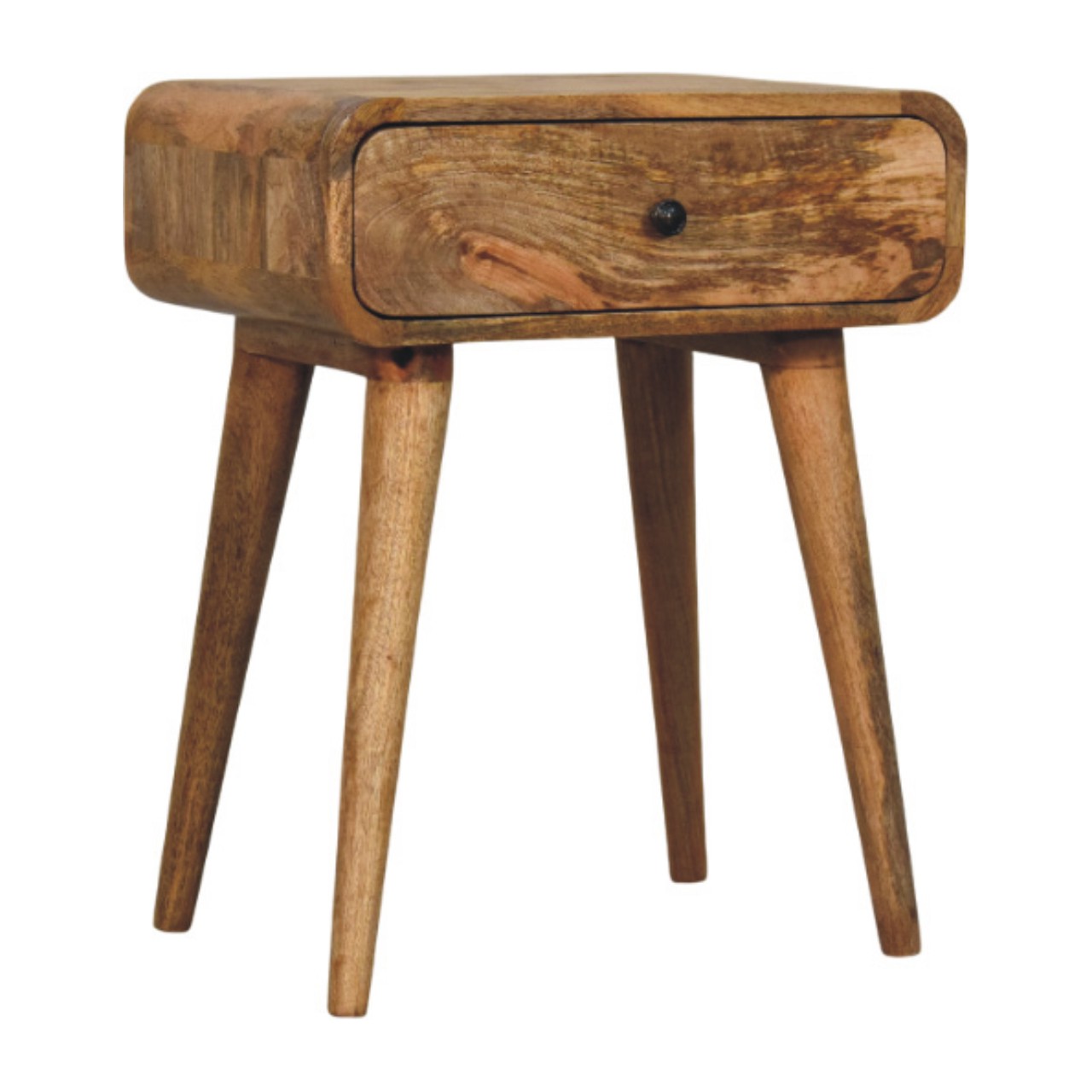 Avora Oak-ish Nightstand with 1 drawer - Image 2